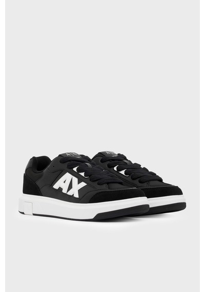 Armani Exchange Logolu Süet Detaylı Sneaker Ayakkabı Erkek Ayakkabı Xm003648 Af29508 Mc482 Siyah-beyaz SİYAH-BEYAZ Armani Exchange Logolu Süet Detaylı Sneaker Ayakkabı Erkek Ayakkabı Xm003648 Af29508 Mc482 Siyah-beyaz SİYAH-BEYAZ