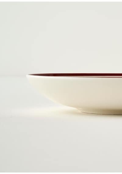Bonheur Porselen Salata Kasesi, 30 Cm, Bordo Diğer