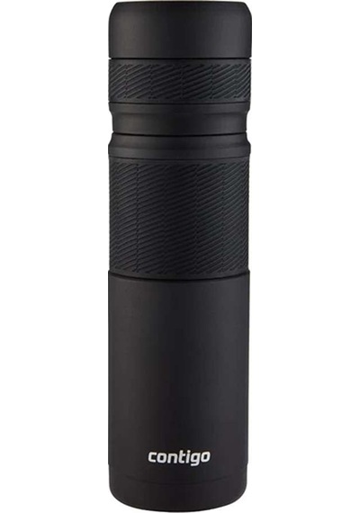 Contigo Thermal Bardaklı Çelik Termos 740ML Siyah