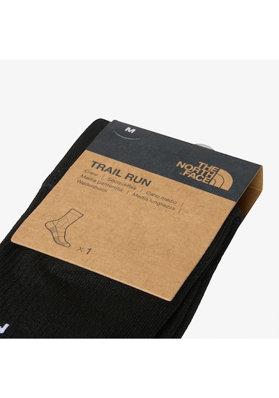 The North Face Trail Run Crew Unisex Siyah Koşu Çorabı Nf0a882fjk31