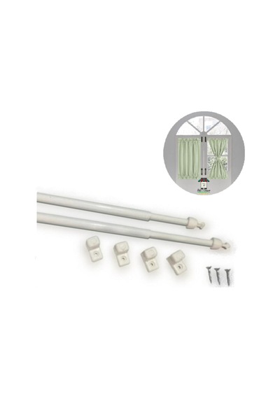 Briz Çubuğu 2 Adet 80 - 100 CM Alüminyum Perde Çubuğu