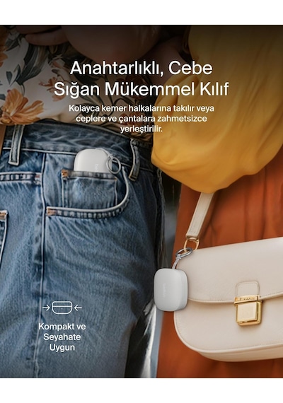 Belkin Soundform Anywhere Kablosuz Kulak İçi Kulaklık, Hafif, Uzu