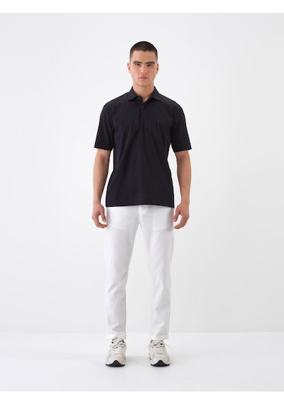 Xint Siyah Pamuk Dokulu Regular Fit Tişört 502275