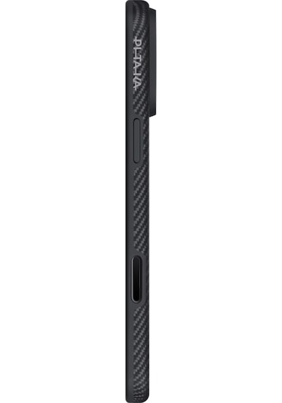 Apple Uyumlu iPhone 17 Pro Max Kılıf M-safeli 1500d Aramid Fiber Pitaka Military-grade Classic Serisi Siyah-gri Siyah - Gri