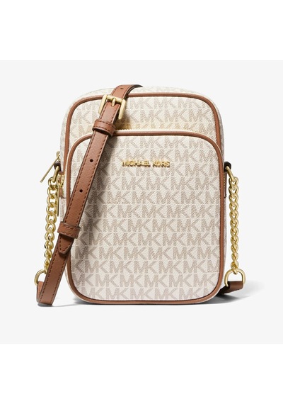 Michael Kors Jet Set Travel Kadın Logolu Çapraz Omuz Çantası 35f1gtvc2b Vanilya