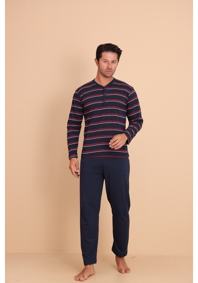 Redline Brink Regular Siyah Erkek Uzun Kol Pijama Takımı Mor Redline Brink Regular Siyah Erkek Uzun Kol Pijama Takımı Mor