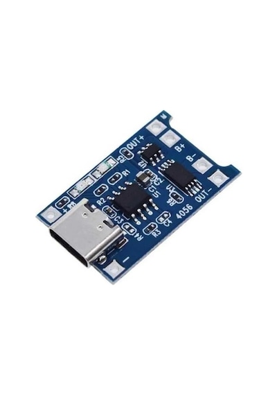 Weko Bms-tp4056 1s 5a Bms Devresi Lityum Batarya Şarj Modülü Type-c 28x17x4mm