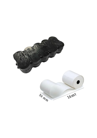 56x16 Termal Rulo - Yazarkasa Pos Rulosu 1 Paket 10 Adet