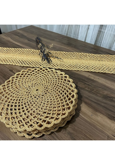Sunum Takımı El Örgüsü Supla Takımı
