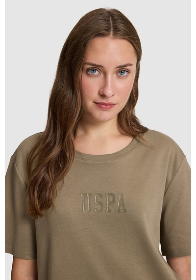 U.S. Polo Assn. U.s. Polo Assn. Kadın Haki Elbise Örme 50325244-vr027