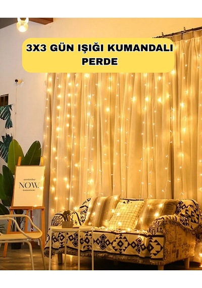 Sptmgldı Zaman Ayarlı 8 Modlu Günışığı Perde Led Işık Usb Çalışma