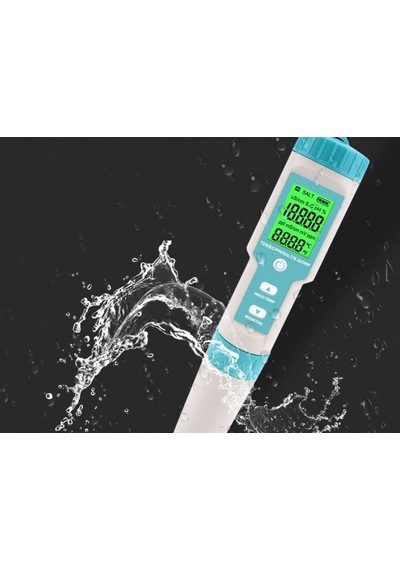 7in1 PH/TDS/EC/ORP/Deniz Suyu Ağırlık/Tuzluluk/Sıcaklık PH Ölçer