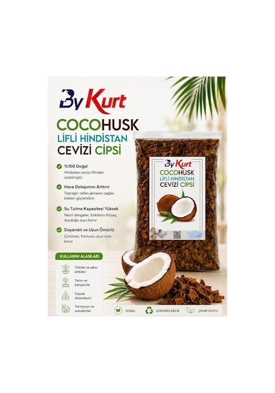 Orkide Toprağı Değişim Seti 2 Adet Orkide Üretim Saksısı Cocohusk Çam Kabuğu Kil Bilyesi Bykurt