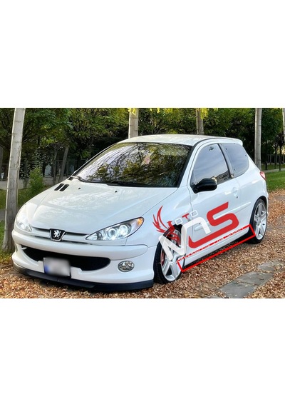 Peugeot 206 Rc Marşpiyel Sağ Sol Takım Fiberglass Boyasız