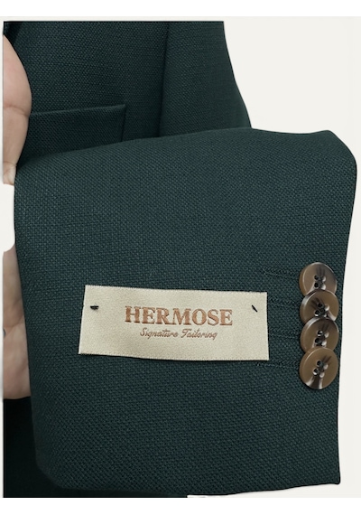 Hermose Yeşil Yelekli Takım Elbise