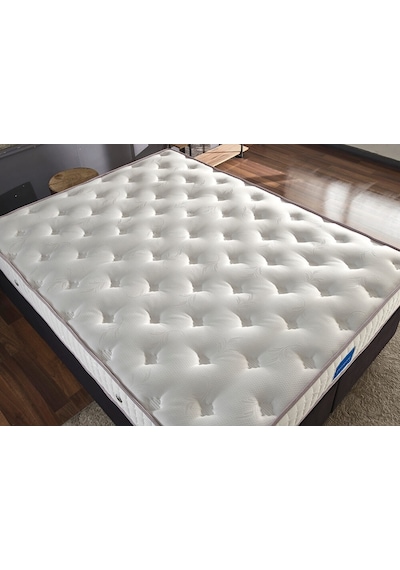 Nironyatak Niron Juliette 100 x 200 CM Cm Tek Kişilik Lüks Yatak Seti - Siyah Kum