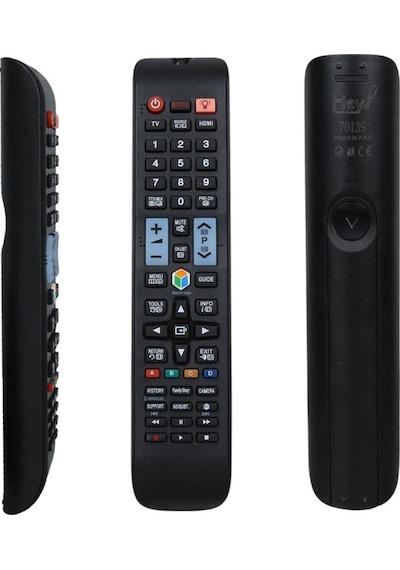 Hey Küçük Kalıp Rm-d1078+l Samsung Uyumlu,  Netflix Source Tuşlu Lcd Led Tv Kumanda