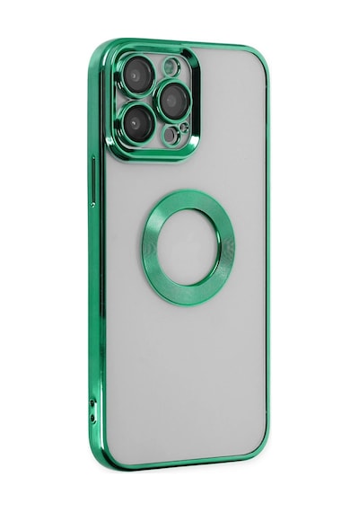 Newface - 491 - iPhone Uyumlu 14 Pro Max Kılıf Slot Silikon - - Csmo-tex - Köknar Yeşili