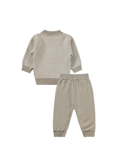 Civil Baby Hırkalı 6-18 Ay Takım - Gri