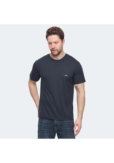 Slazenger KRATER Erkek  Koyu Gri Tişört