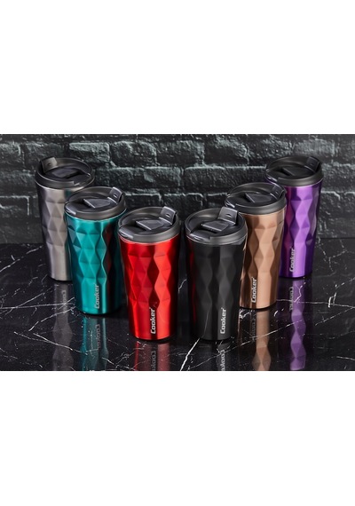 Ckr-2048 350ml.çelik Mug Termos Bardak Renkli Çok Renkli