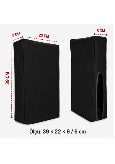 Microcase Ps5 Pro İçin Su Toz Kir Çizik Koruma Kılıfı Al5642 Siyah