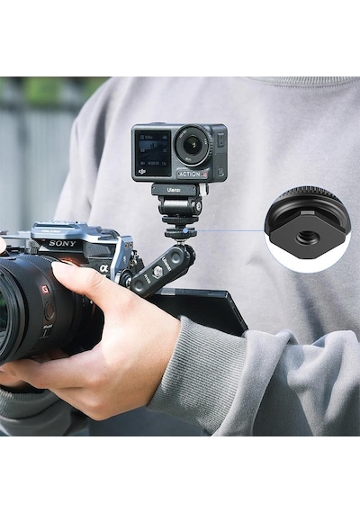 Ulanzi Ca22 Djı Osmo Action 3/4 İçin Cold Shoe Adaptörü