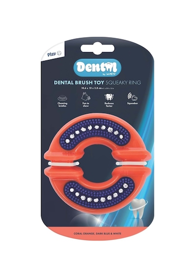 M-pets Dental Squeaky Rıng Diş Fırçalı Köpek Oyuncağı
