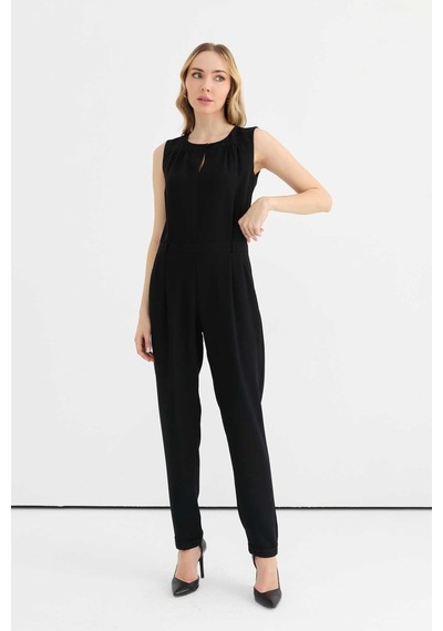 Selen Kadın Tulum 25ysl7637 Siyah