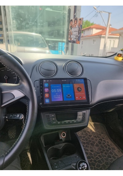 Seat Ibıza 2009-14 9" Uyumlu Androıd Multimedya Gerçek 2/32 Kablosuz Carplay Geri Görüş Kameralı 9"