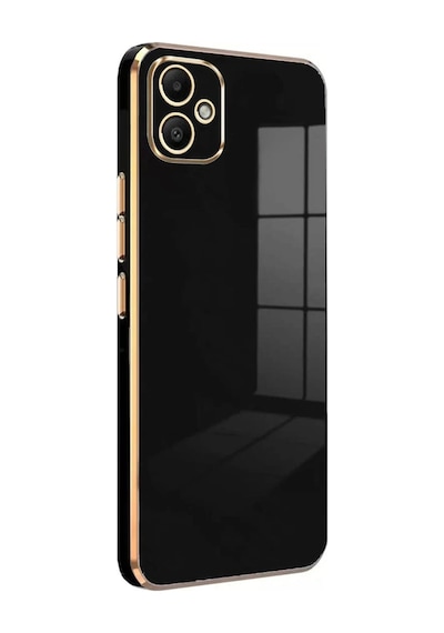 Durukar Samsung Galaxy Uyumlu - A05 Kılıf Volet Silikon - Siyah