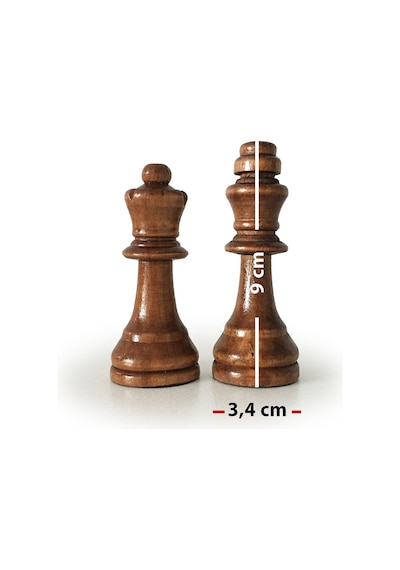 Star Ahşap Satranç Taşı Takımı No:5