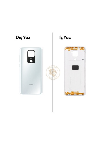 Xiaomi Redmi Note 9 Kutup Beyazı Arka Pil Kapağı Batarya Kapağı Lazer Kesim Back Cover Çok Renkli