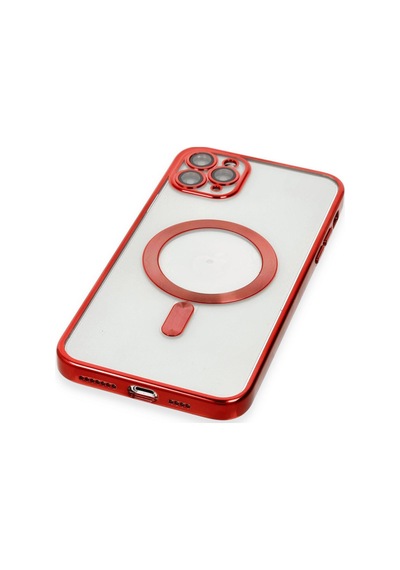 Apple İphone Uyumlu 11 Pro Max Kılıf Kross Magneticsafe Kapak - Kırmızı