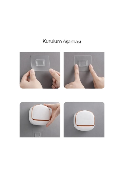 Tineke Gold Serisi Pratik Katı Sabunluk Su Biriktirme Hazneli Hij Diğer