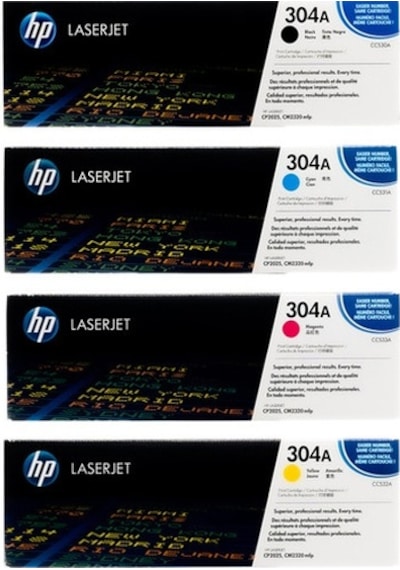 Hp 304a Toner 4'lü Set Cc530a-cc531a-cc532a-cc533a Cm2320