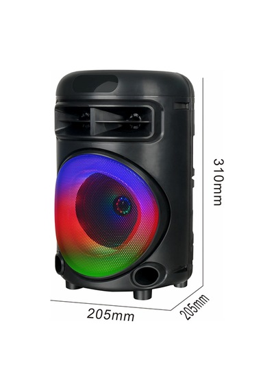 Ariatech Gd-692 Fm Radyolu Mikrofonlu Rgb Tws 6.5 İnç Stereo Bass Kablosuz Karaoke Ho