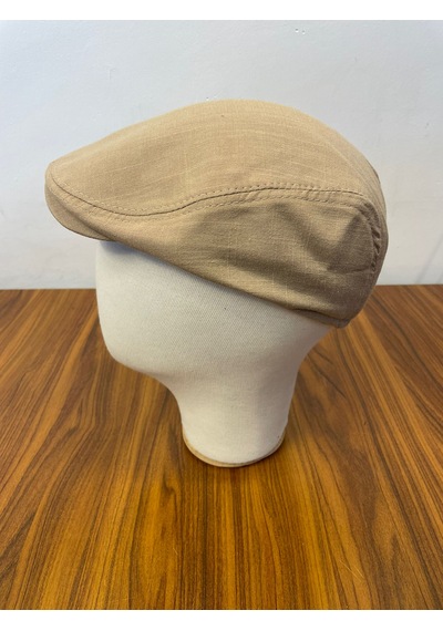 Hamze Peaky Blinders Tommy Shelby Spor Model Keten Kasket Şapka Bej