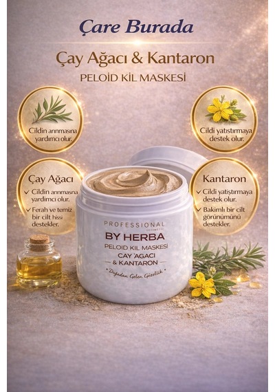 By Herba Çay Ağacı & Kantaron Özlü Kil Maskesi 400 Ml