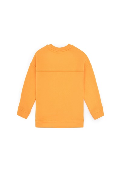 U.S. Polo Assn. Kız Çocuk Turuncu Bisiklet Yaka Sweatshirt 50317991-VR244