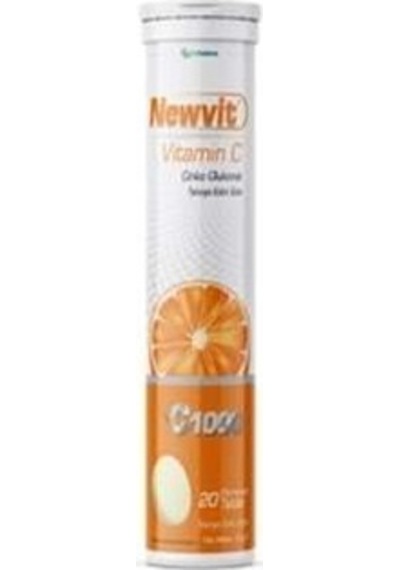 Newvit Vitamin C Efervesan 20 Tablet X2 Adet