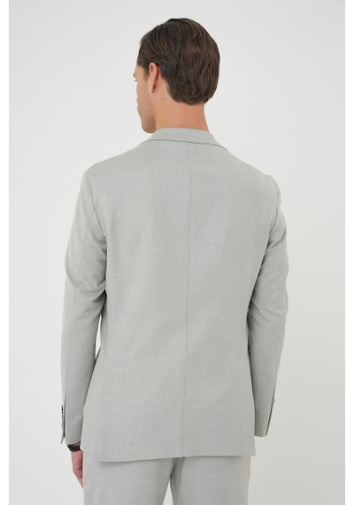 Efor Comfort Fit Mono Yaka Çift Yırtmaç Torba Cep Kendinden Desenli Casual Gri Ceket C 706 Gri Efor Comfort Fit Mono Yaka Çift Yırtmaç Torba Cep Kendinden Desenli Casual Gri Ceket C 706 Gri