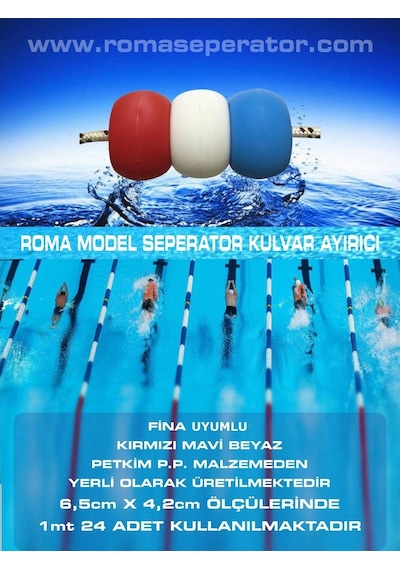 Midasaydınlatma Havuz Kulvar Seperator Topu Kulvar İpi Şamandıra Duba Ayraç