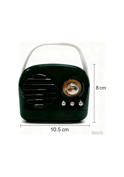 Radyo Bluetooth Hoparlör - Yeşil