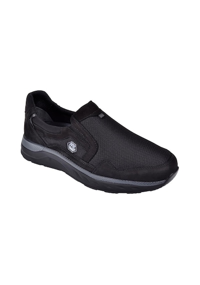 Forelli Comfort Üzeri File Erkek Spor Ayakkabı For-46005 Siyah Siyah