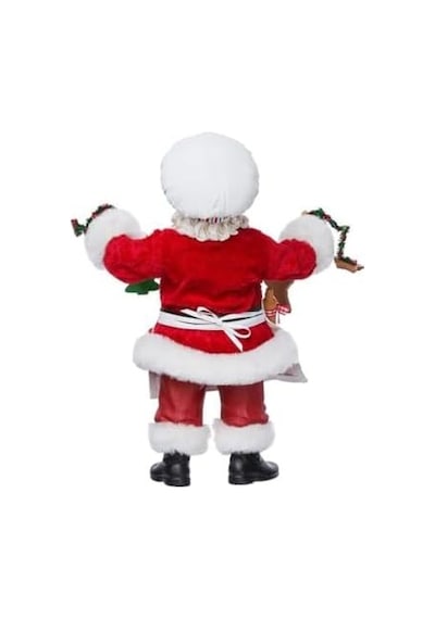 Kurt Adler Fabriche Noel Şefi Noel Baba Heykelcik, 30,5 Cm