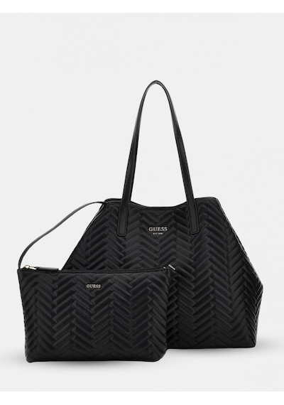 Guess Vikky Kapitoneli Kadın Omuz Çantası Hwqg9318290 Siyah