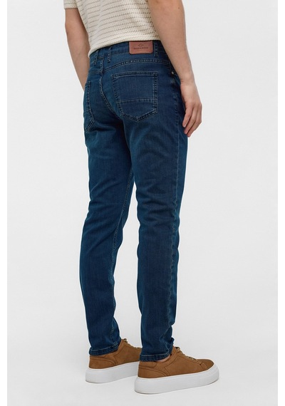 Backandbond Haki Slim Fit Denim Pantolon Çok Renkli