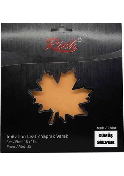 Rich Yaprak Varak Gümüş Ypv-025-002