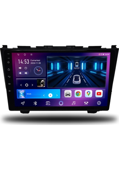 Caros Honda Crv 2007-2012 Uyumlu Android Multimedya 1gb Ram 16gb Hafıza 9"